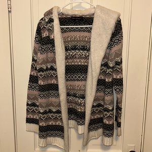 Almost Famous Hooded Sweater Jacket